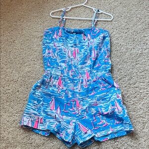 Lilly Pulitzer Sailboat Print Romper